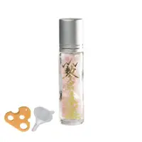 【A1 寶石】粉水晶-能量 精油瓶能量滾珠瓶-加強 桃花 貴人運 淨化 放鬆 平衡情緒 抗壓力 補足各方運勢