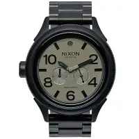 NIXON OCTOBER TIDE 戰鷹裴龍 腕錶~黑 - 比價